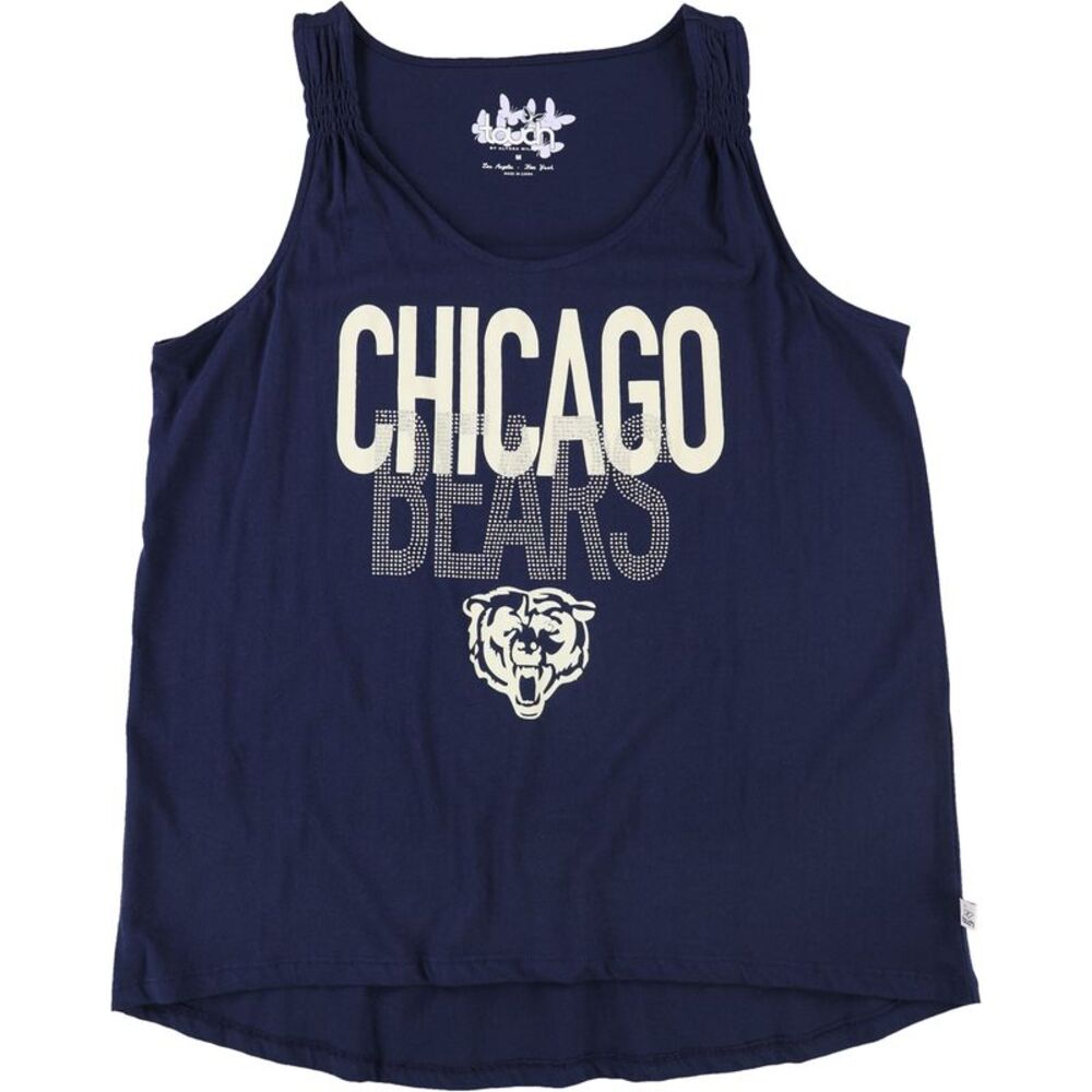 Touch Womens Chicago Bluers Tank Top, Blue, M, DM